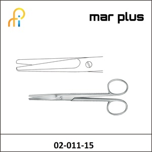 MAR PLUS MAYO OPERATING SCISSORS STR BL/BL 15CM.
