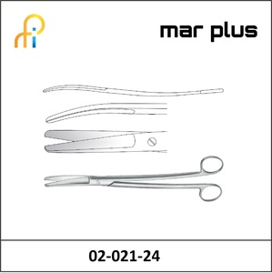 MAR PLUS SCISSORS S.-S.BOLD CVD 24.5 CM