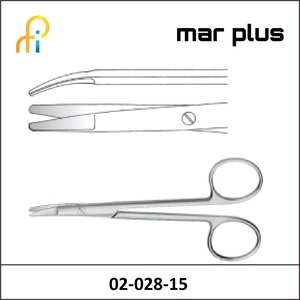 MAR PLUS KILNER (RAGNELL) FINE OPERATING SCISS CVD BL/BL 15CM.