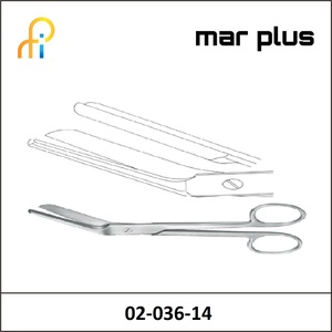 MAR PLUS B-S, PER. SCISS. 14.5 CM