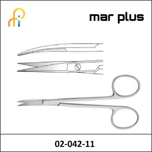 MAR PLUS IRIS SCISSORS CVD 11.5CM