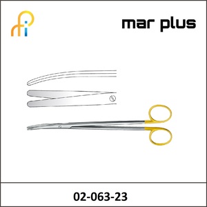 MAR PLUS METZENBAUM SCISS. TUNGSTEN TC CVD BL/BL 23CM