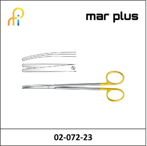 MAR PLUS METZENBAUM-FINO SCISS. TUNGSTEN TC CVD BL/BL 23CM
