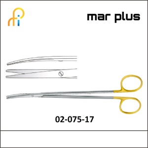 MAR PLUS TOENNIS-ADSON SCISS. TUNGSTEN TC CVD BL/BL 17.5CM