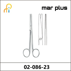 MAR PLUS METZENBAUM-NELSON DISS SCISSORS STR BL/BL 23CM.
