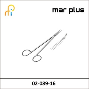 MAR PLUS KELLY FISTULA SCISSORS CVD SH/SH 16CM.
