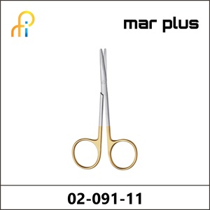 MAR PLUS METZENBAUM SCISS. TUNGSTEN TC STR BL/BL 11CM