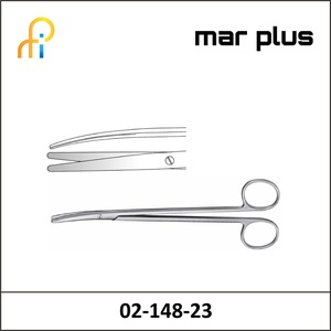 MAR PLUS DISSECTING SCISSORS, CVD., 23 CM
