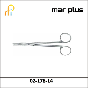 MAR PLUS DISSECTING SCISSORS, CVD., 14.5 CM