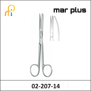 MAR PLUS SCISSORS, DEAVER, PD/BL, CVD., 14.5 CM