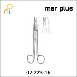 MAR PLUS SCISSORS, MAYO-NOBLE, CVD., 16.5 CM