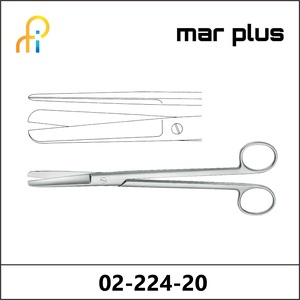 MAR PLUS SCISSORS, SIMS, BL/BL, STR., 20 CM