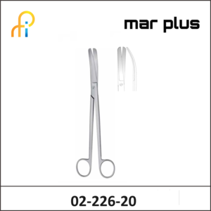 MAR PLUS SCISSORS, SIMS, BL/BL, CVD., 20 CM