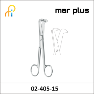 MAR PLUS UMBILICAL SCISSORS, SCHUHMACHER, 15.5 CM