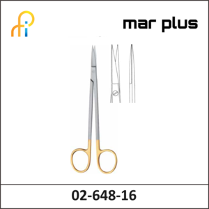 MAR PLUS TC-SCISSORS, KELLY, SH/SH, STR., 16 CM