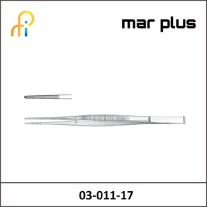 MAR PLUS TAYLOR DISSECTING FORCEPS W.DISSECTOR STR 17.5CM