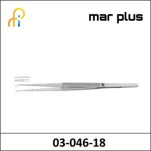 MAR PLUS FORCEPS, MICRO STR., 6.0X0.7 MM, 18 CM
