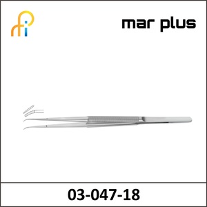 MAR PLUS FORCEPS, MICRO CVD., 6.0X0.7 MM, 18 CM