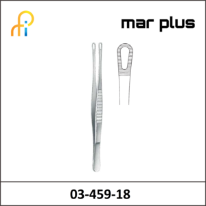 MAR PLUS FORCEPS, FENESTRATED JAW, 18 CM