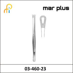MAR PLUS FORCEPS, FENESTRATED JAW, 23 CM