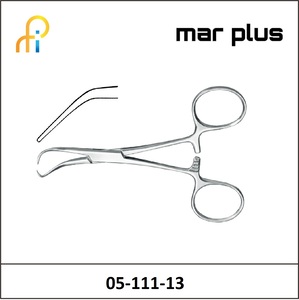MAR PLUS SHARP BAC. TOWEL FORCEPS 13 CM