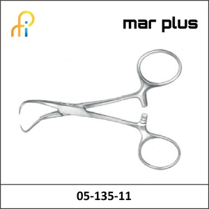 MAR PLUS GRACILE SHARP TOWEL FORCEPS 11 CM