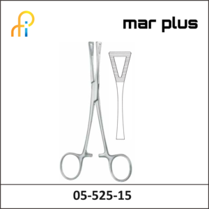 MAR PLUS FORCEPS, PENNINGT., TRIANG. JAW, 15.5 CM