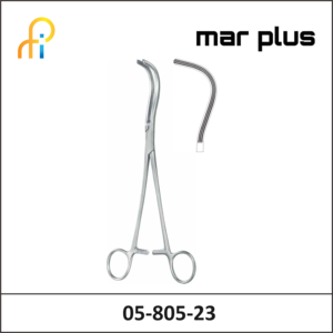 MAR PLUS ATR. KIDNEY PEDI. FORCEPS, GUYON, 23 CM