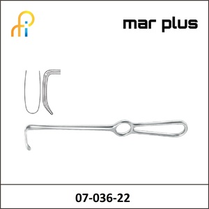 MAR PLUS LANGE. RETRACTOR30X11 MM, 22 CM