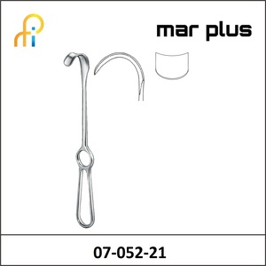 MAR PLUS KOCH. RETRACTOR 20X12 MM, 21.5 CM