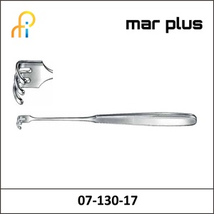 MAR PLUS RETRACTOR, KLAPP, 3-PR., BLUNT, 17.5 CM