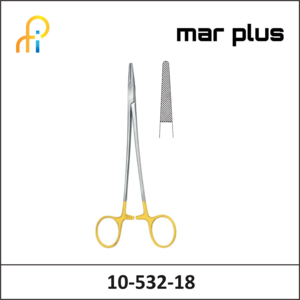 MAR PLUS TC-NEEDLEHOLDER, DE BAKEY, 18 CM