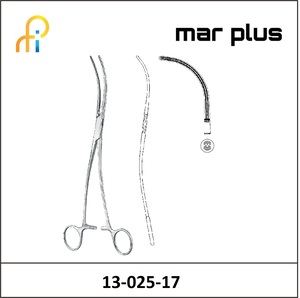 MAR PLUS DERRA ANASTOM. FORCEPS NO. 3, 17.5 CM