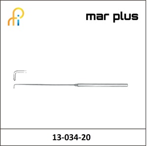MAR PLUS CRILE NERVE HOOK 90degrees, 20 CM