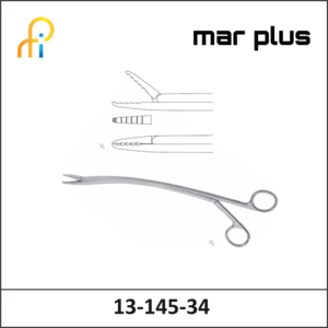 MAR PLUS DRAINAGE FORCEPS, WITHOUT LOCK, 34 CM