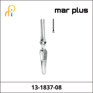 MAR PLUS BULLDOG CLAMP, DE BAKEY, STR., 8 CM