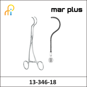 MAR PLUS ATR. FORCEPS, DALE, MEDIUM, 18 CM