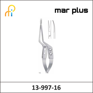 MAR PLUS MICRO SCISSORS,YASARGIL,BAY.CVD.,16.5CM