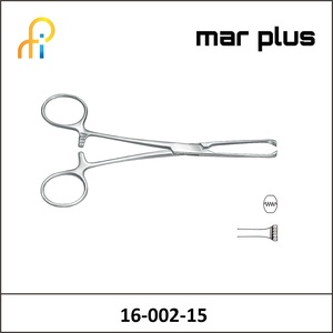 MAR PLUS ALLIS TISSUE FORCEPS 4X5 T 15.5 CM