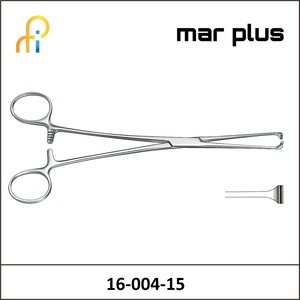 MAR PLUS ALLIS ATR. TISSUE FORCEPS 15.5 CM