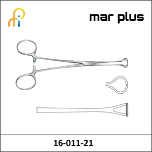 MAR PLUS BABCOCK TISSUE FORCEPS, 21 CM