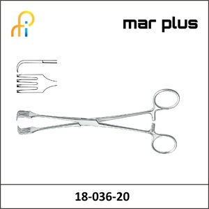 MAR PLUS CZERNY TENACULUM FORCEPS 4X4TH STR. 20.5CM