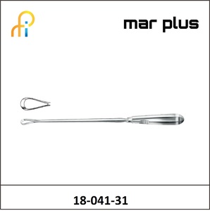 MAR PLUS UTER. CURETTE 14 MM, SH., RIG. 31.5 CM