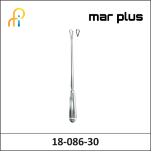 MAR PLUS UTER. CURETTE, 6 MM, SH., RIG., 30.5 CM