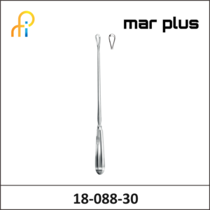 MAR PLUS UTER. CURETTE, 8 MM, SH., RIG., 30.5CM