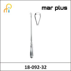 MAR PLUS UTER. CURETTE, 20 MM, SH., RIG., 32 CM