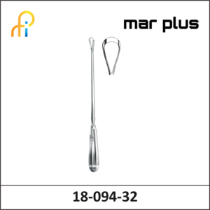 MAR PLUS UTER. CURETTE, 23 MM, SH., RIG., 32 CM