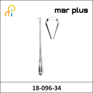 MAR PLUS UTER. CURETTE, 30 MM, SH., RIG., 34.5 CM
