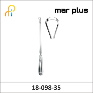 MAR PLUS UTER. CURETTE, 40 MM, SH., RIG., 35 CM