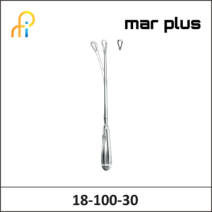MAR PLUS UTER. CURETTE, 6 MM, SH., MALL., 30 CM